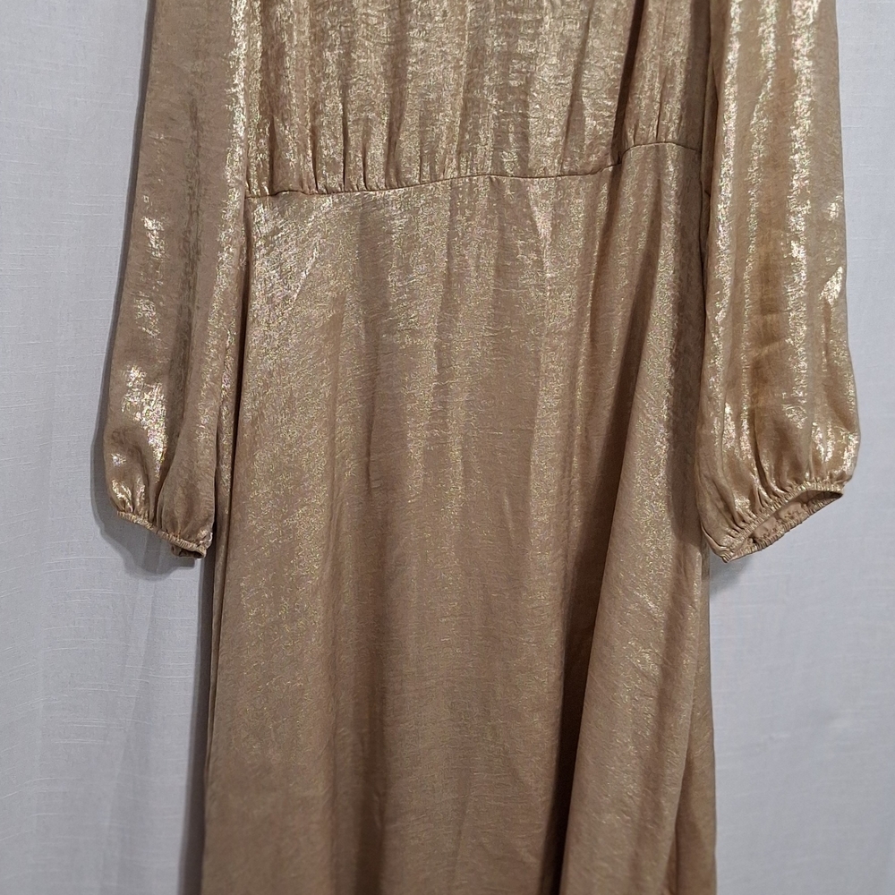 SHEIN Curve Tan Dress
